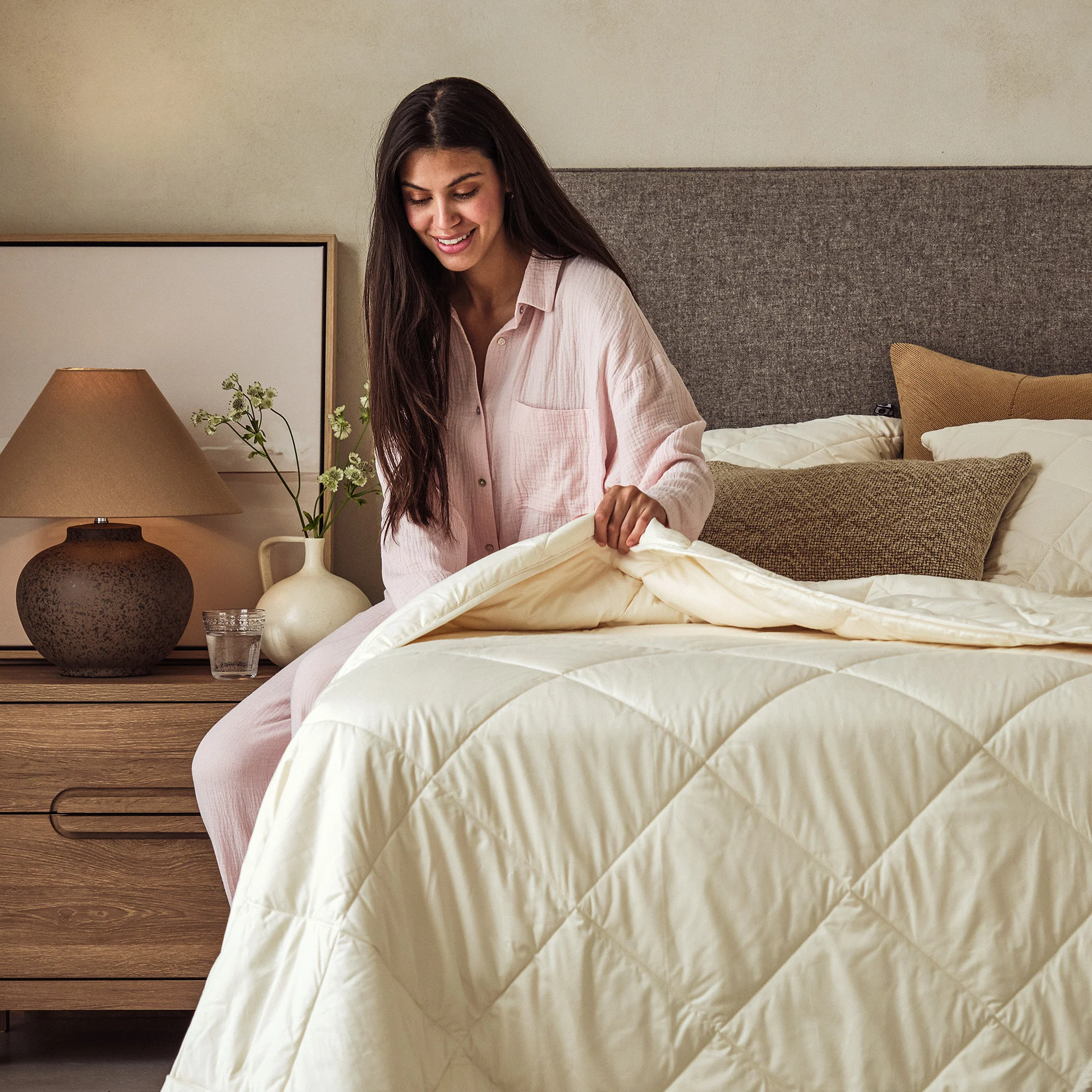 Organic Washable Wool Duvet - Light - Image 7