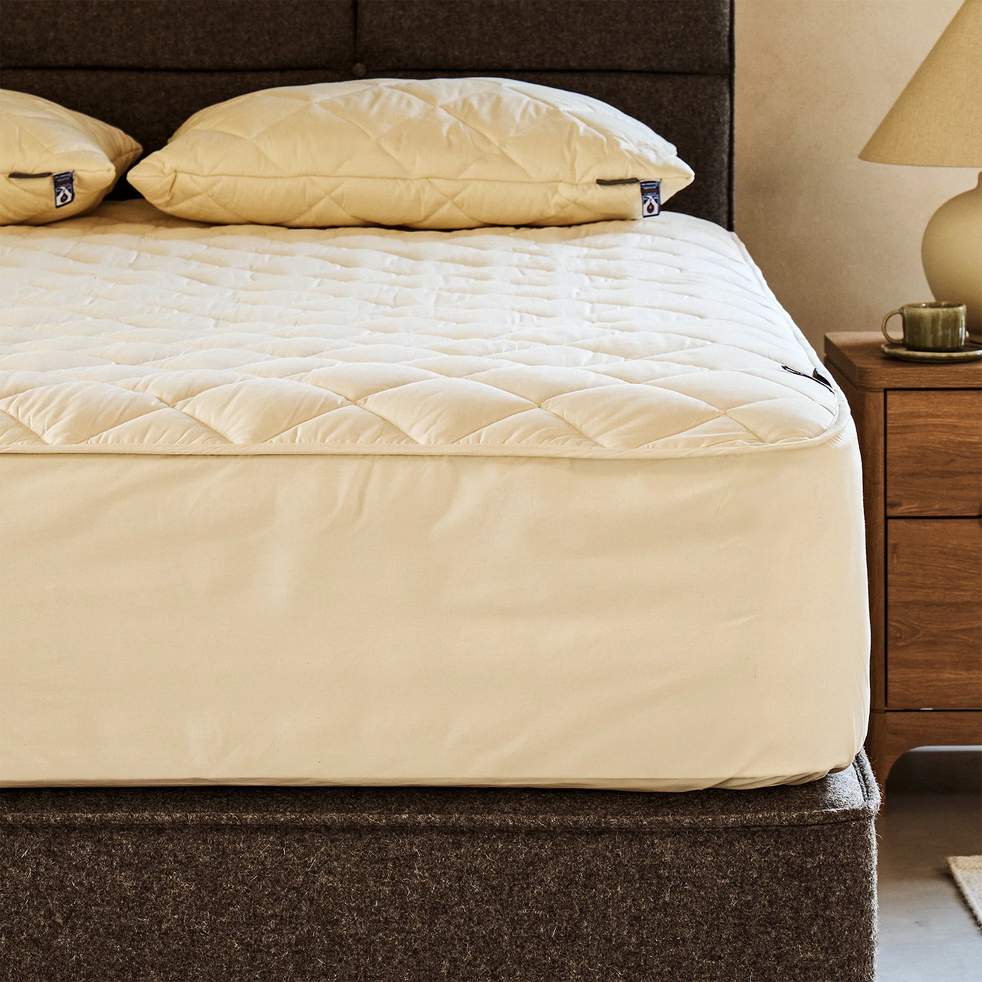 Organic Washable Wool Mattress Protector - Image 7